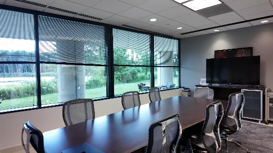 Boardroom with window views